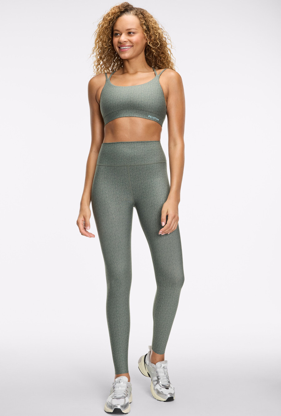 grünes fog crosshatch cadent leggings-set