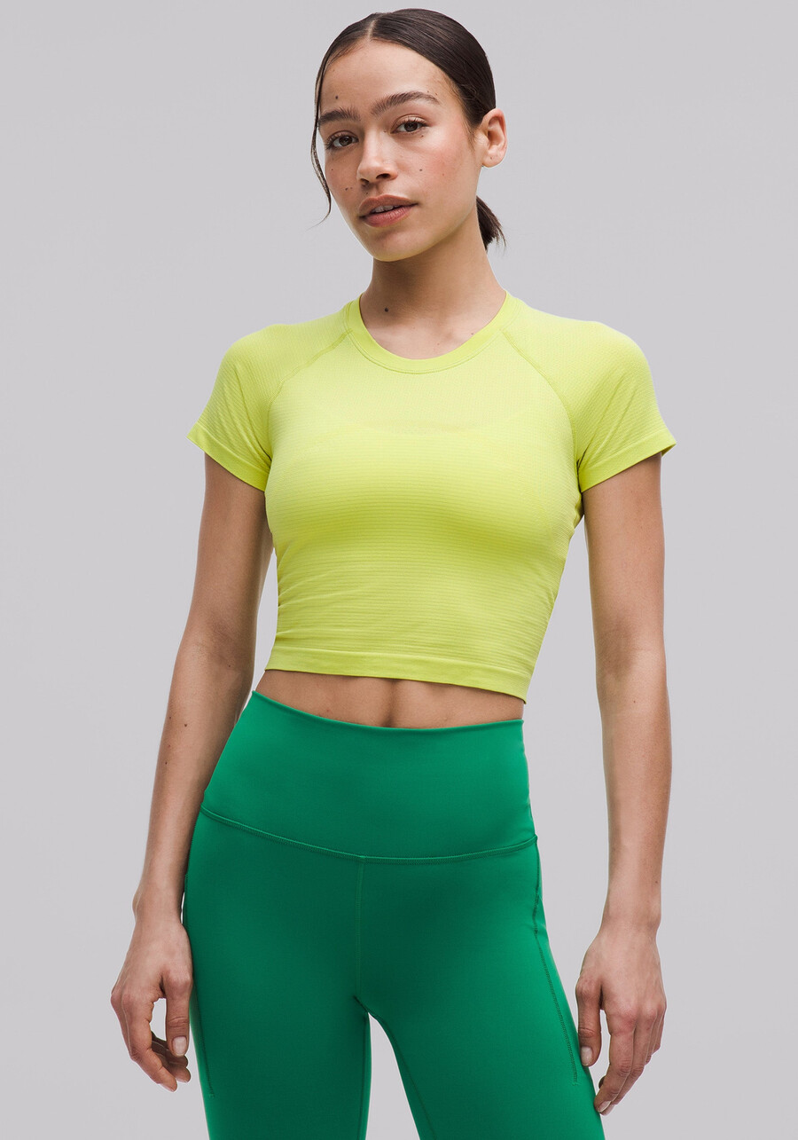 swiftly tech cropped kurzarmhemd 2.0