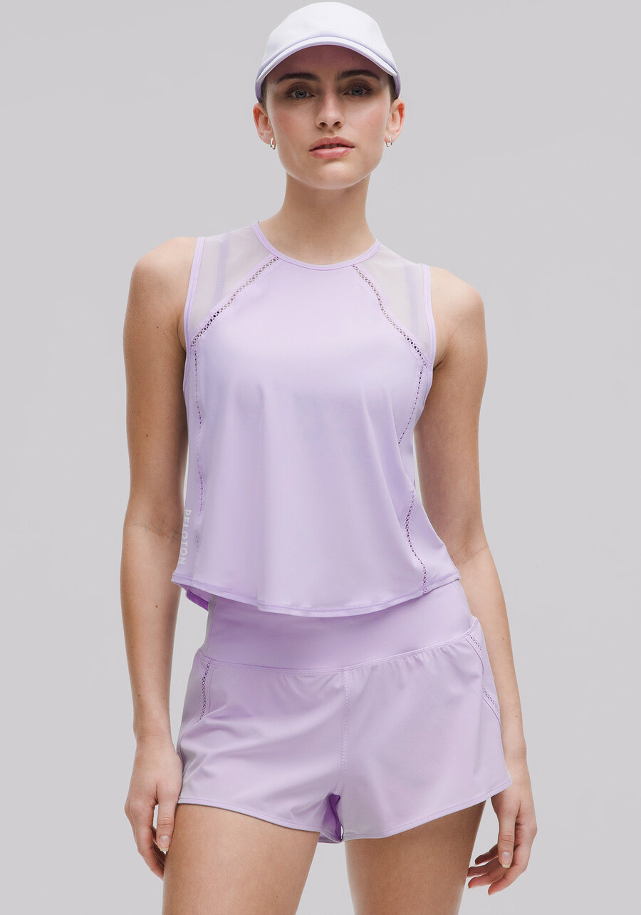 kurzes tanktop mit figurbetonter passform spitzenbesatz