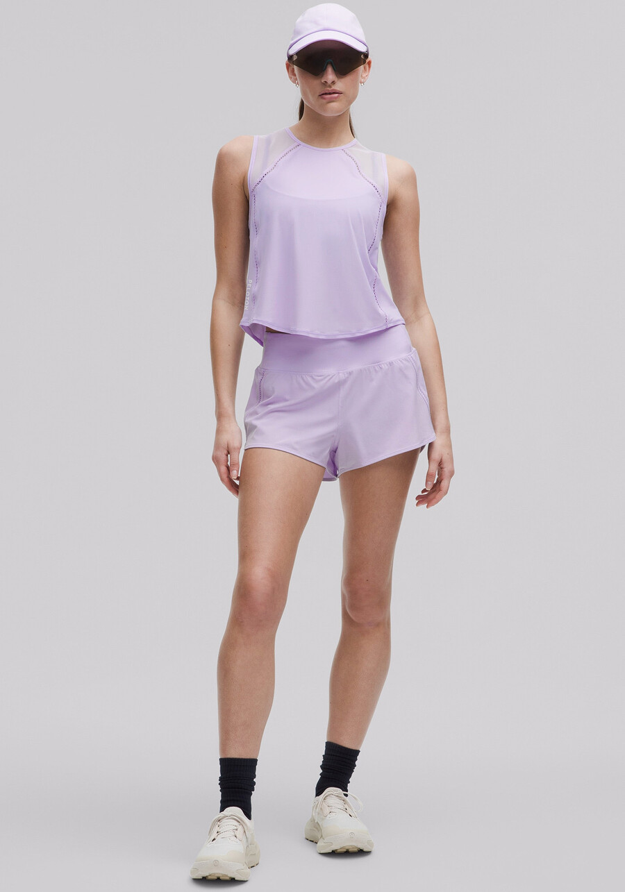 kurzes tanktop mit figurbetonter passform spitzenbesatz