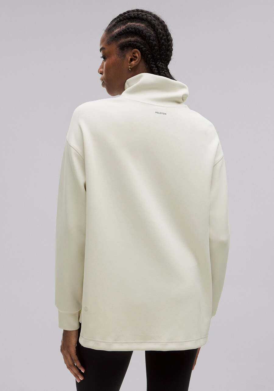 softtreme long pullover mit stehkragen