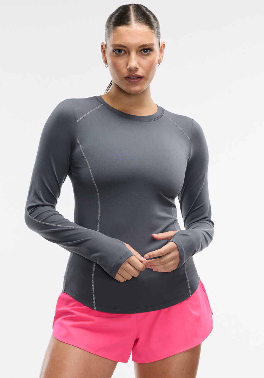 active brushed jersey langarm