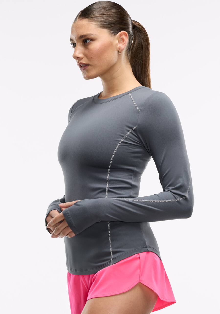 active brushed jersey langarm