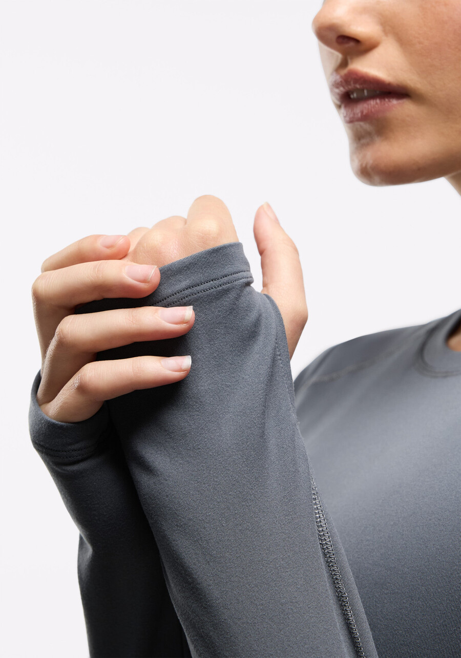 active brushed jersey langarm