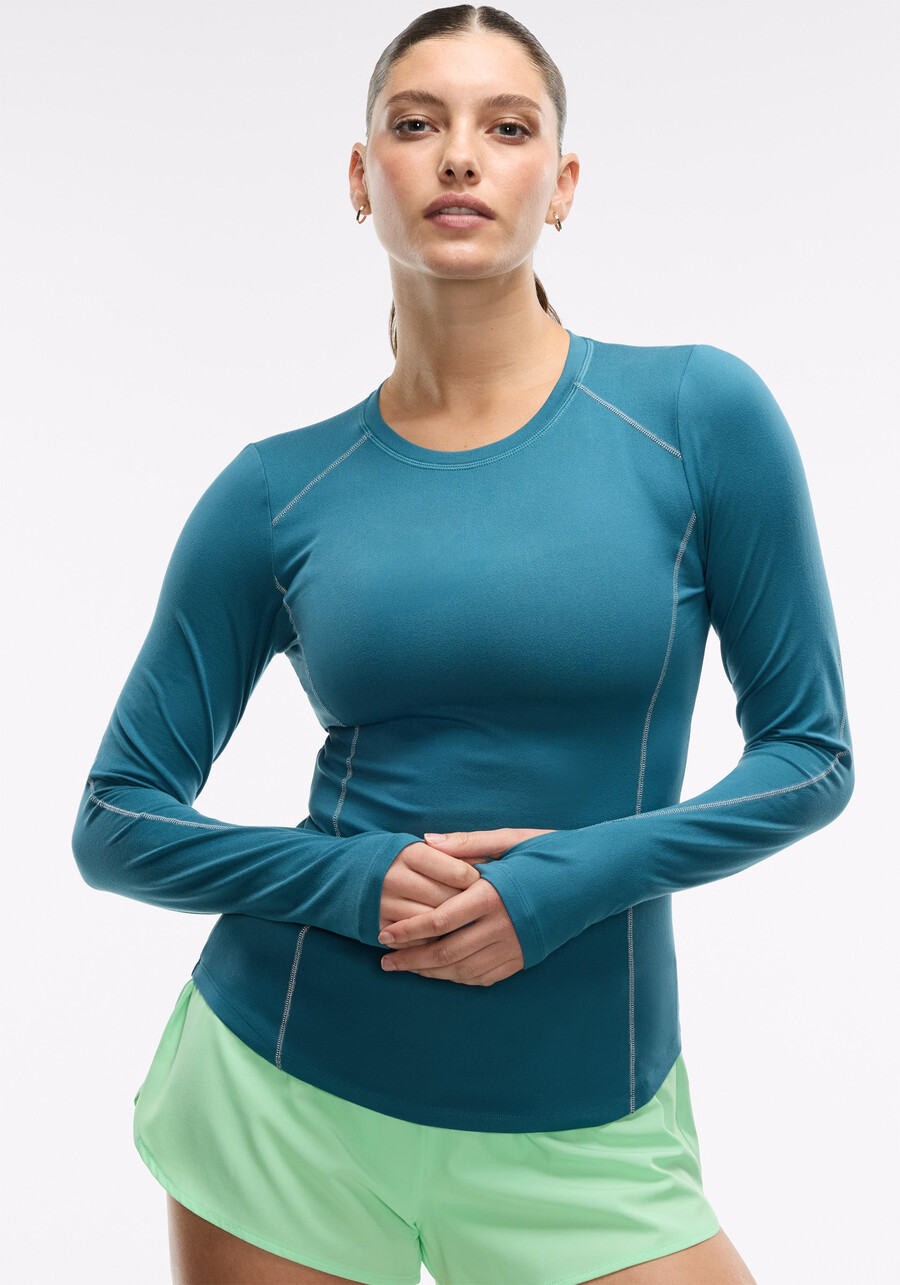 active brushed jersey langarm