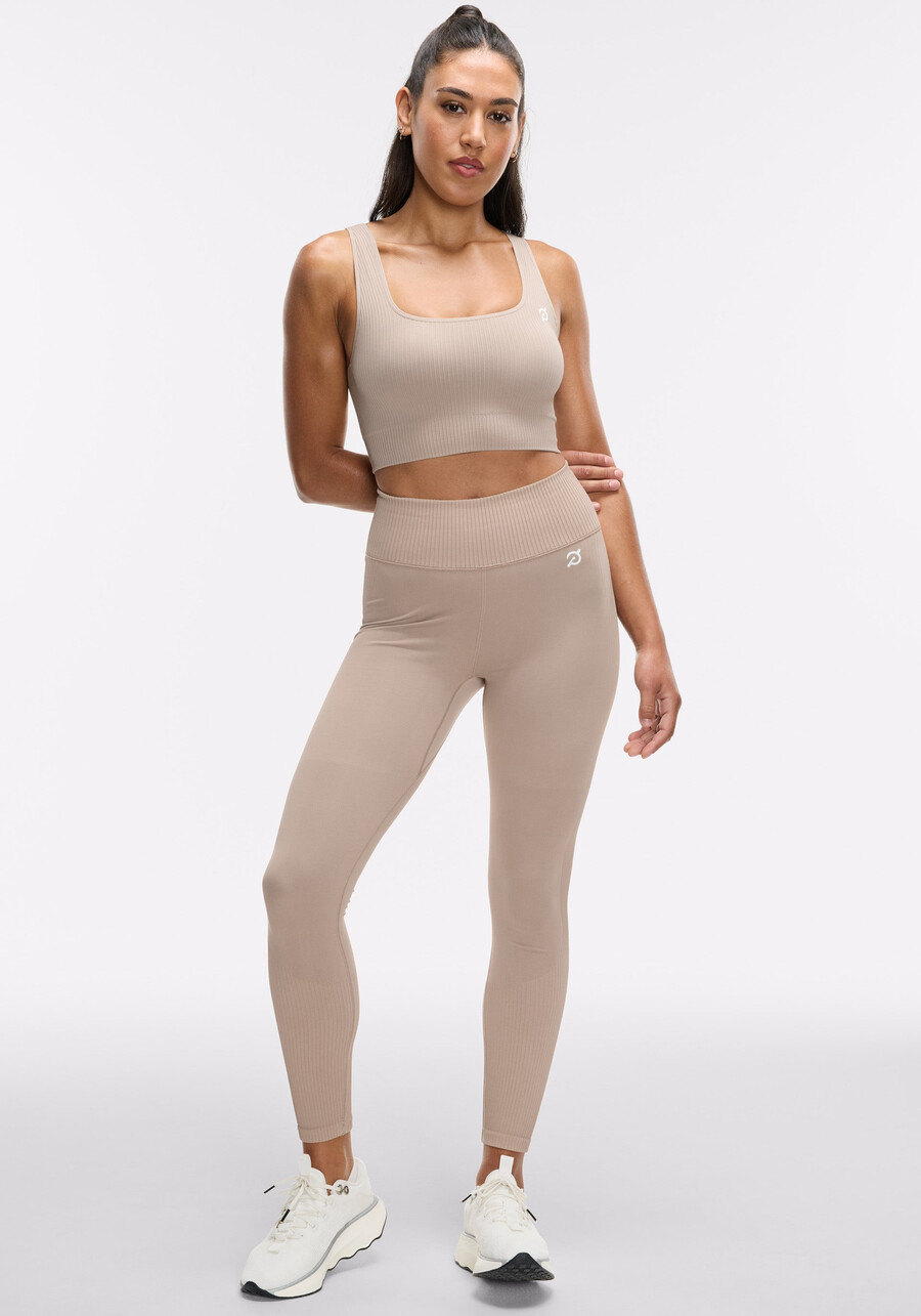 nahtlose leggings mit hohem bund