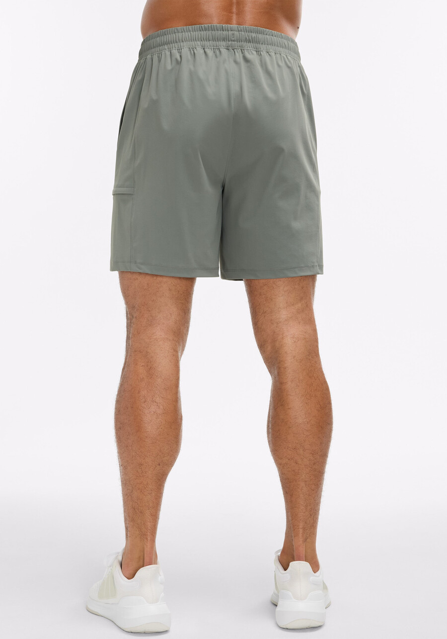 warp knit cargo shorts