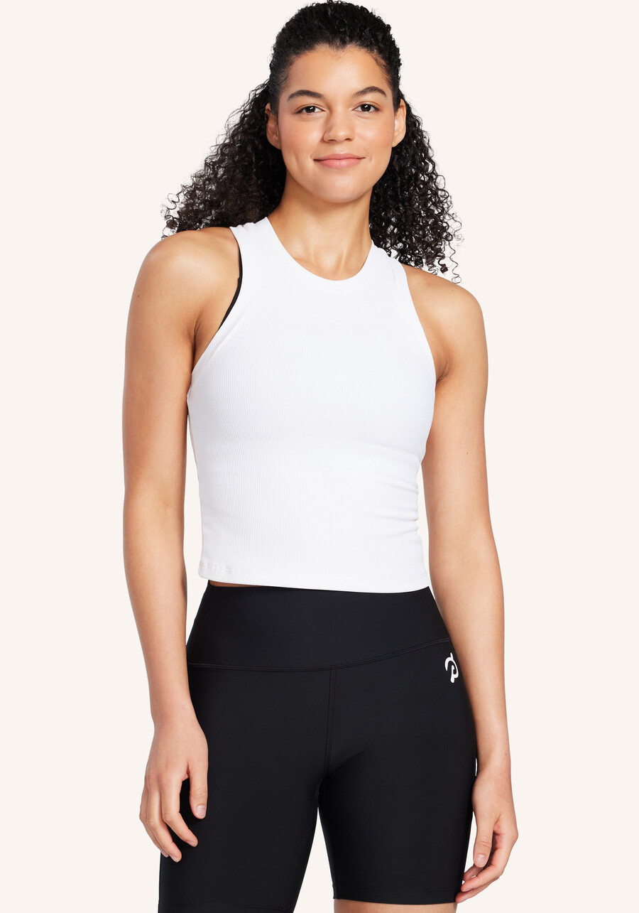 performance rib racerback tank