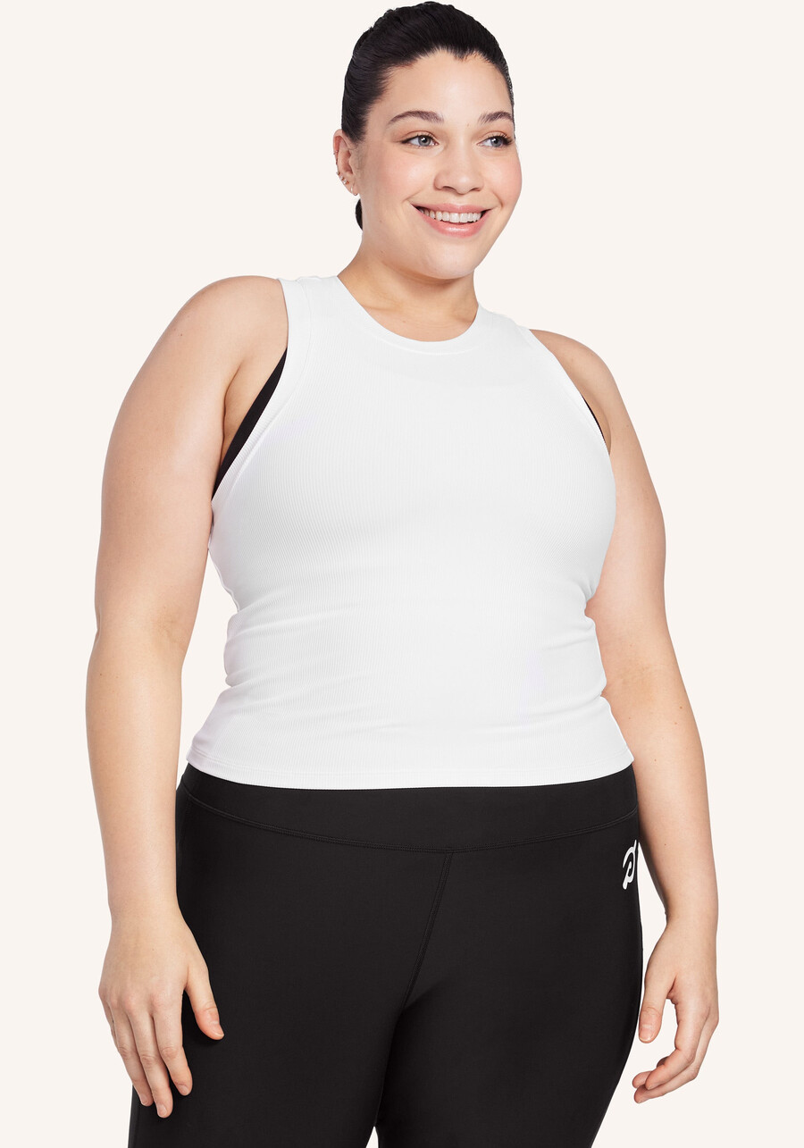 performance rib racerback tank
