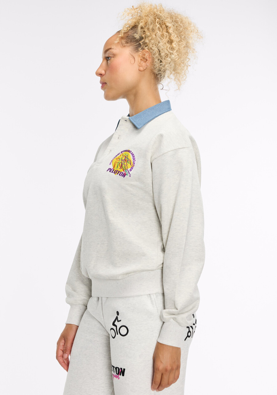 peloton x staycool association 3-knopf-sweatshirt