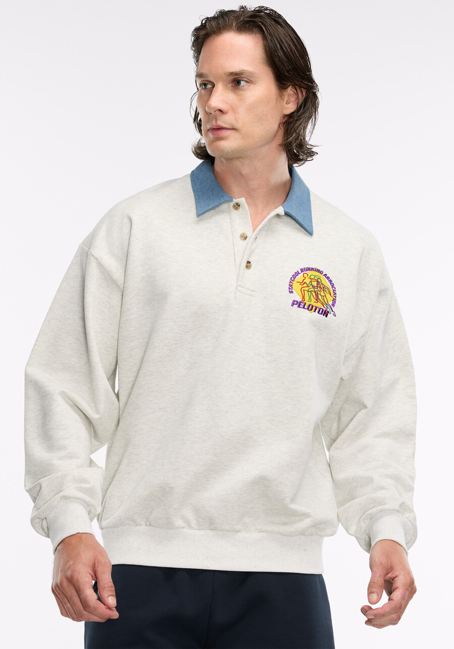 peloton x staycool association 3-knopf-sweatshirt